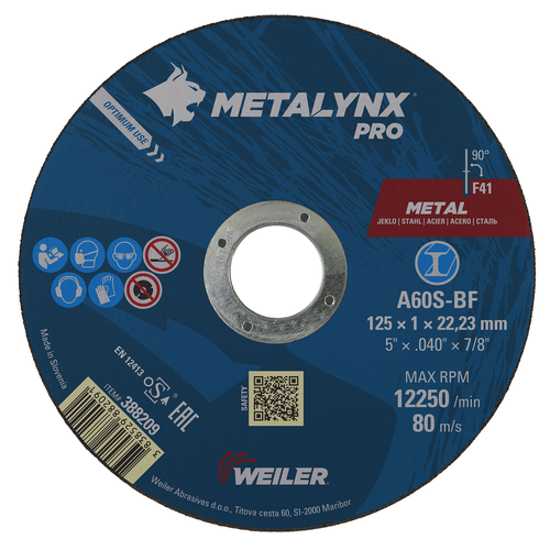 125 x 1 x 22.23 mm