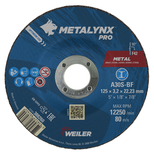 125 x 3.2 x 22.23 mm