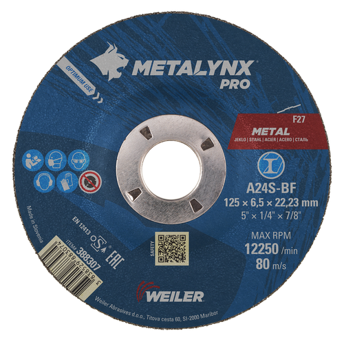 125 x 6.5 x 22.23 mm