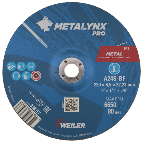 230 x 6.5 x 22.23 mm